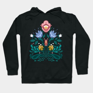 Folk Floral Bouquet Hoodie